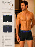 Colin Active Boxer 2 Pcs Pack - Front View Grey