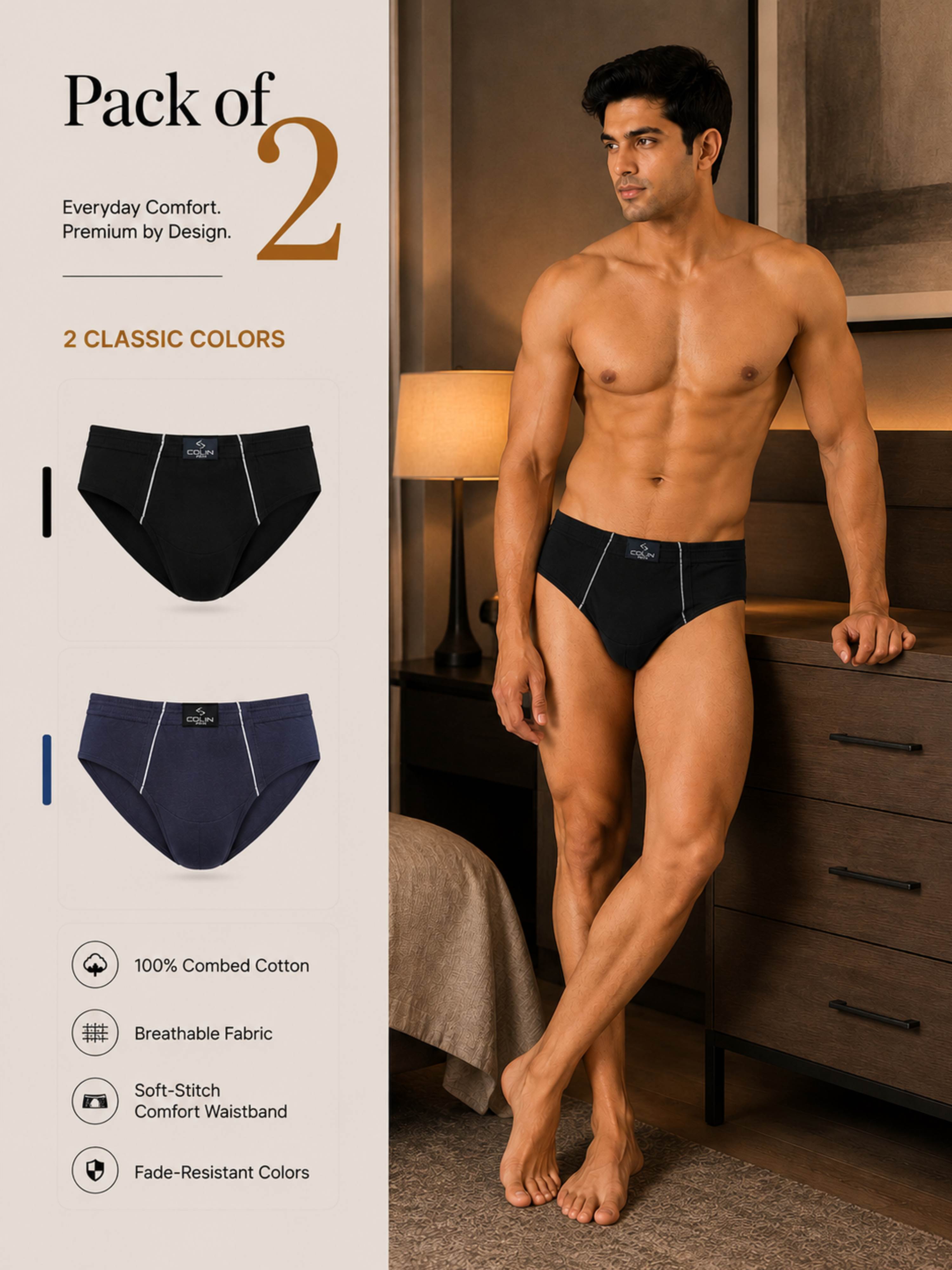 Colin Classic Brief 2 Pcs Pack