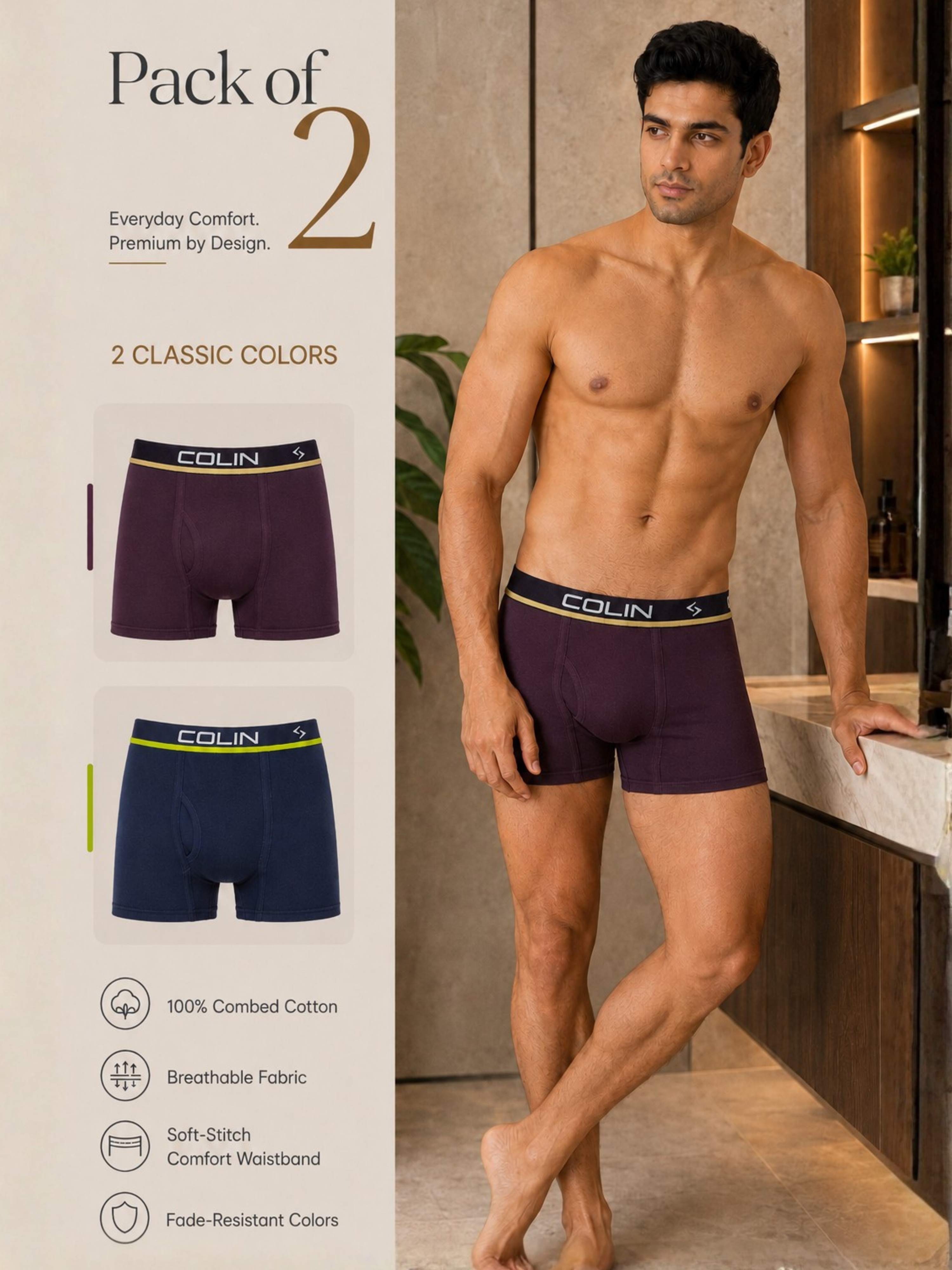 Colin Active Boxer 2 Pcs Pack