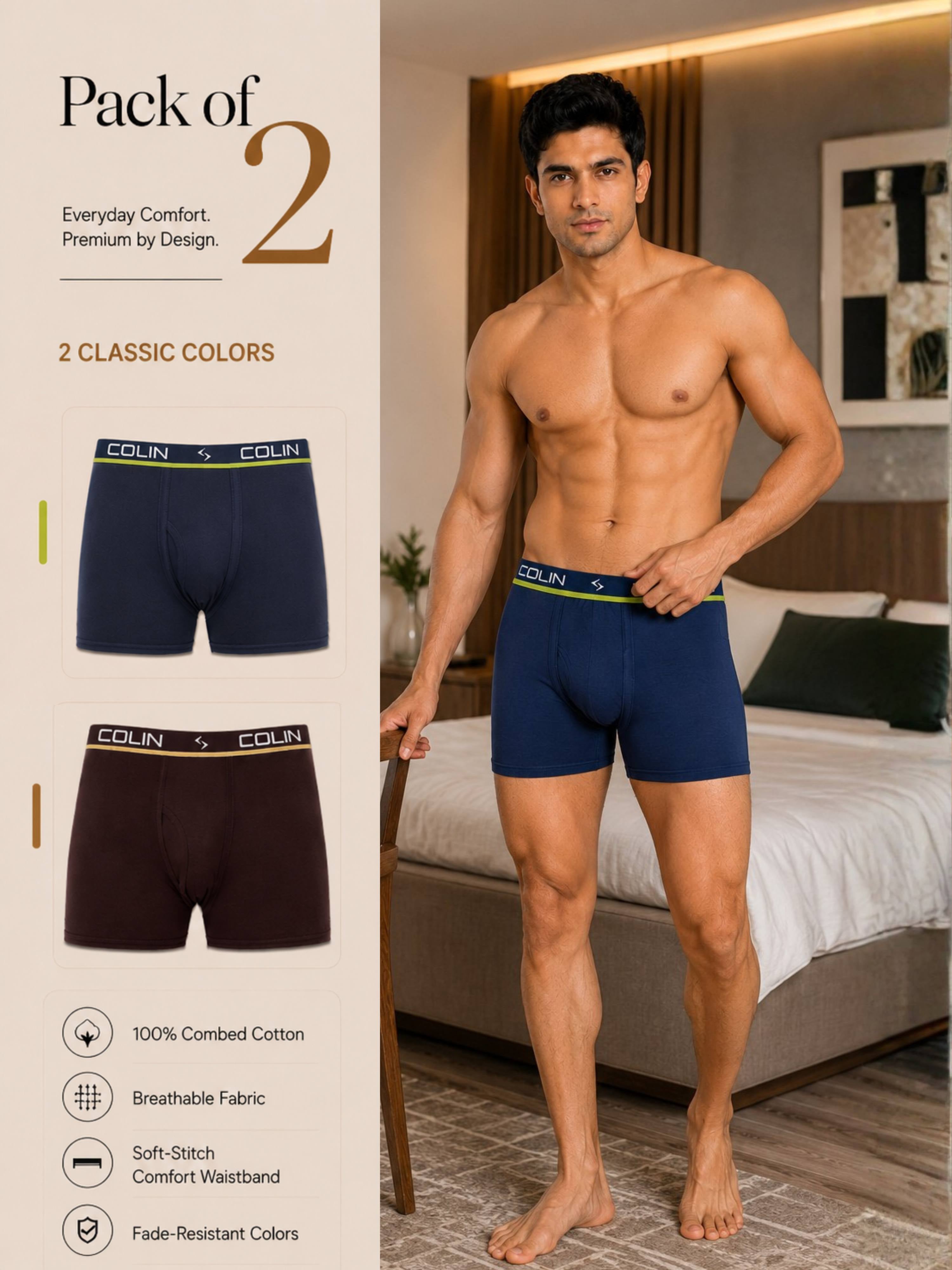 Colin Active Trunk 2 Pcs Pack