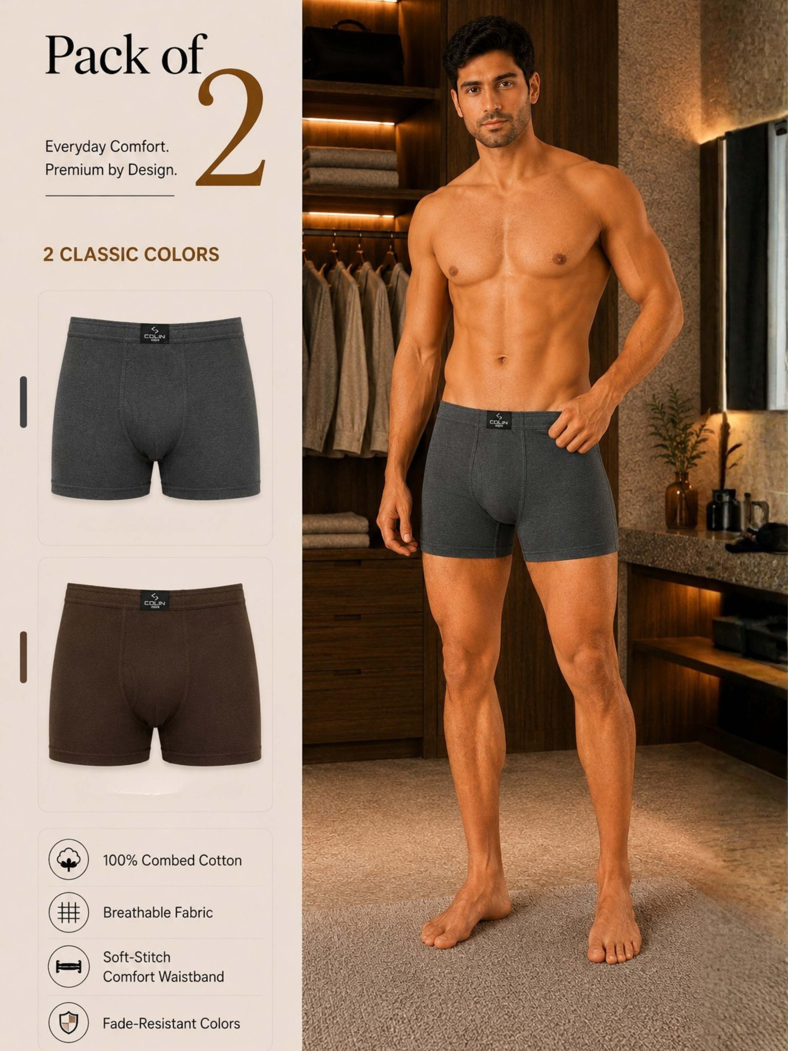 Colin Classic Trunk 2 Pcs Pack