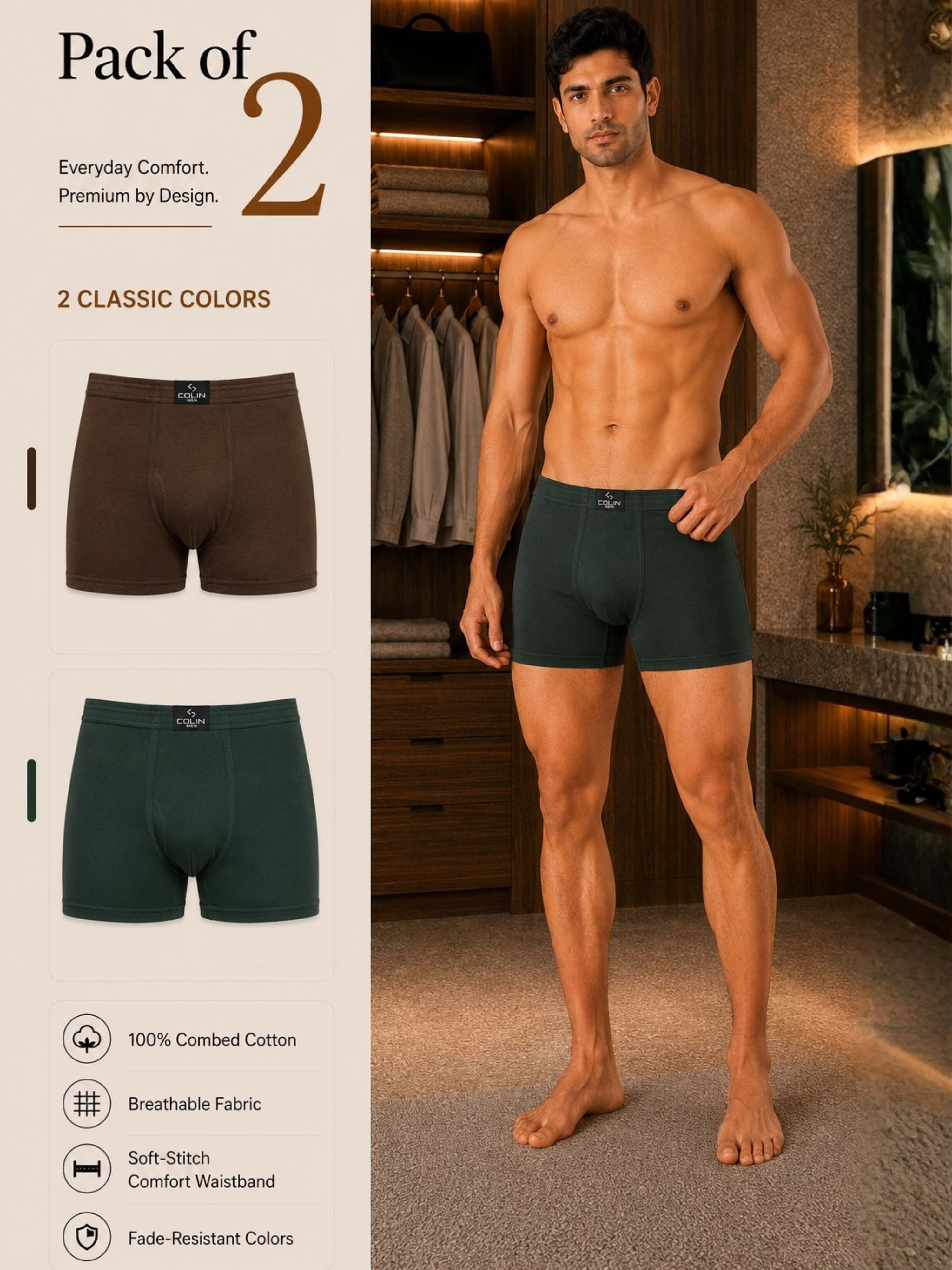 Colin Classic Trunk 2 Pcs Pack