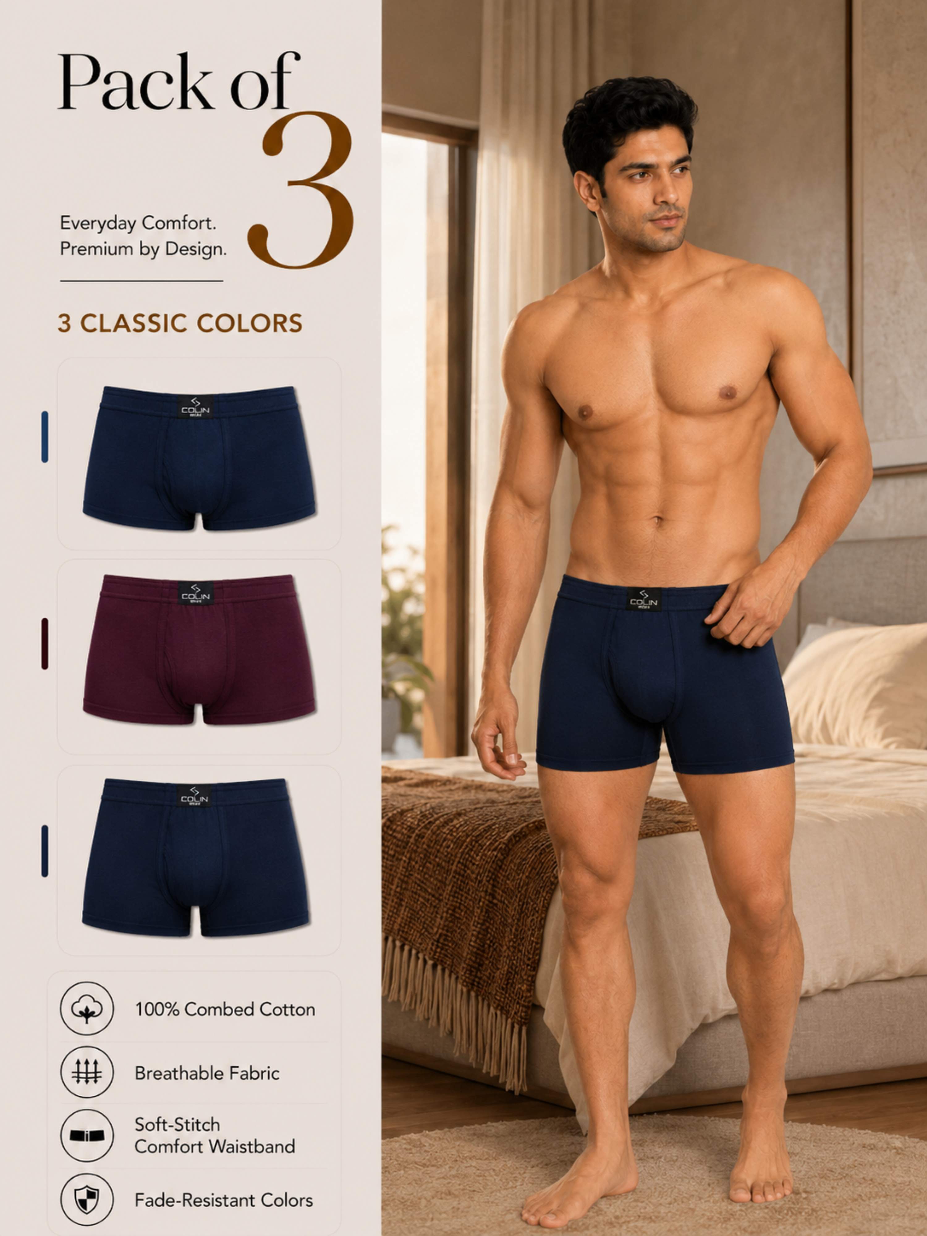 Colin Classic Trunk 3 Pcs Pack