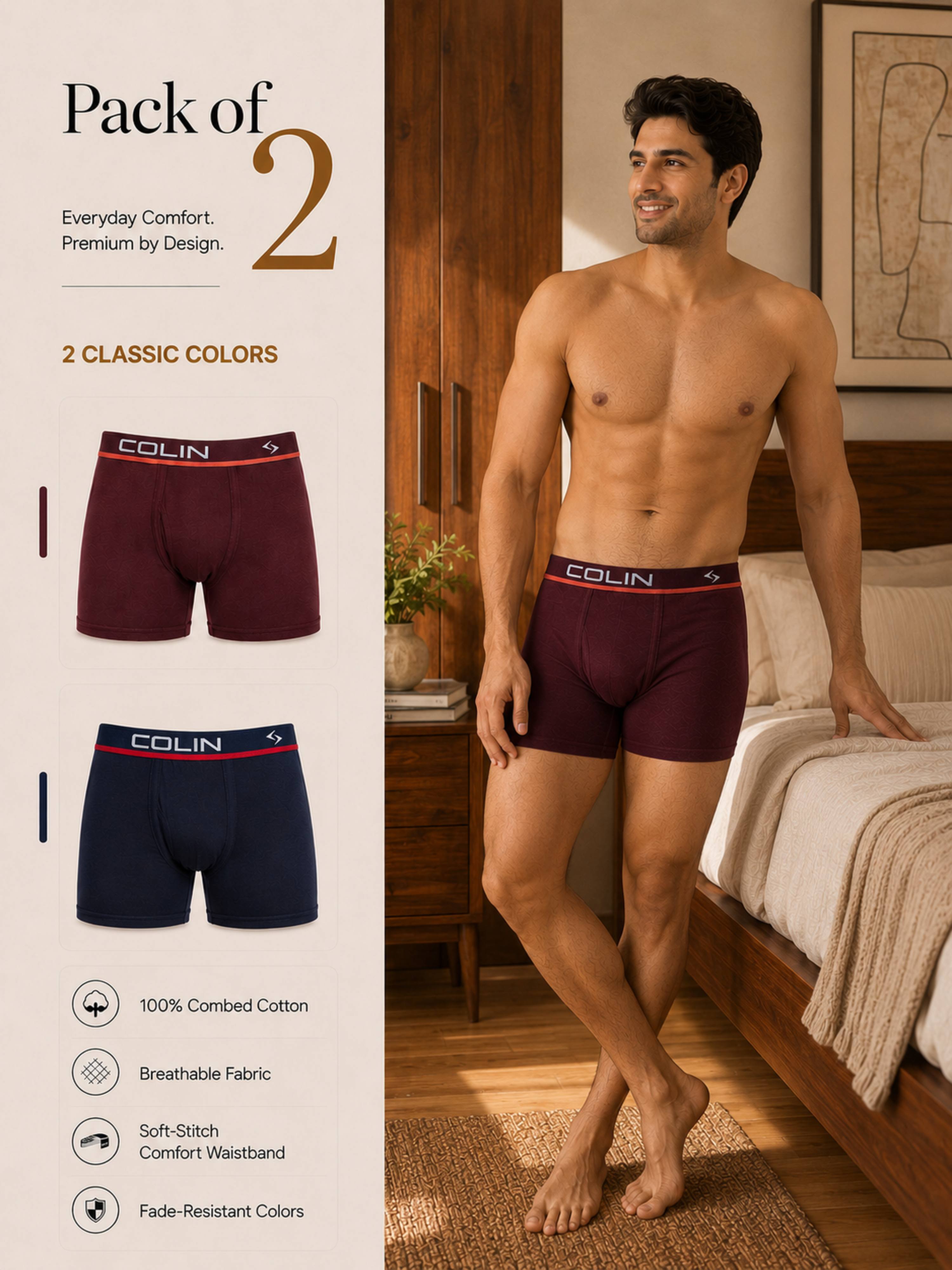 Colin Active Trunk 2 Pcs Pack