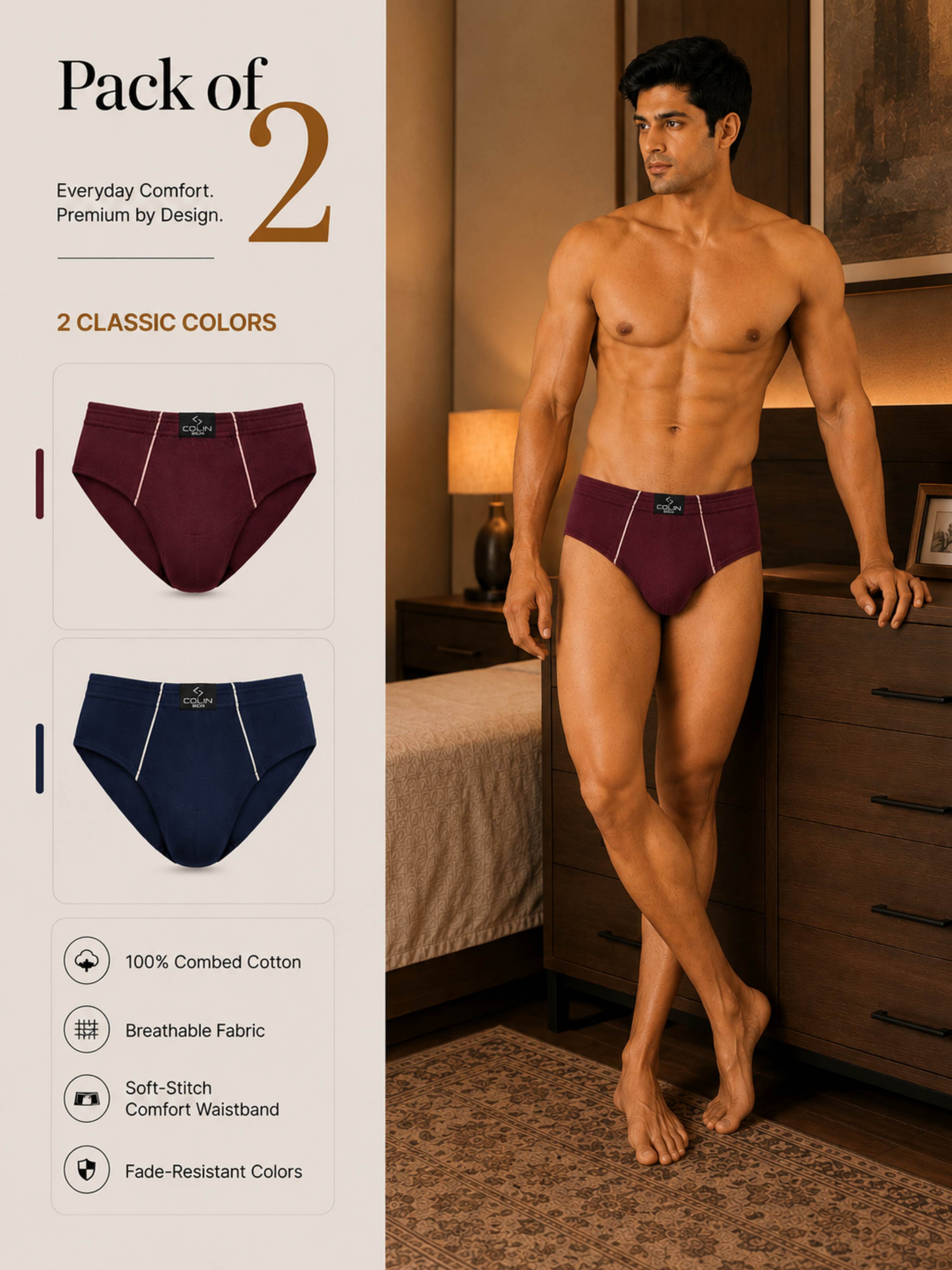 Colin Classic Brief 2 Pcs Pack