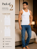 Colin Like Vest RN 2 Pcs Pack - White