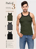 Colin Gold Gym Vest 3 Pcs Pack