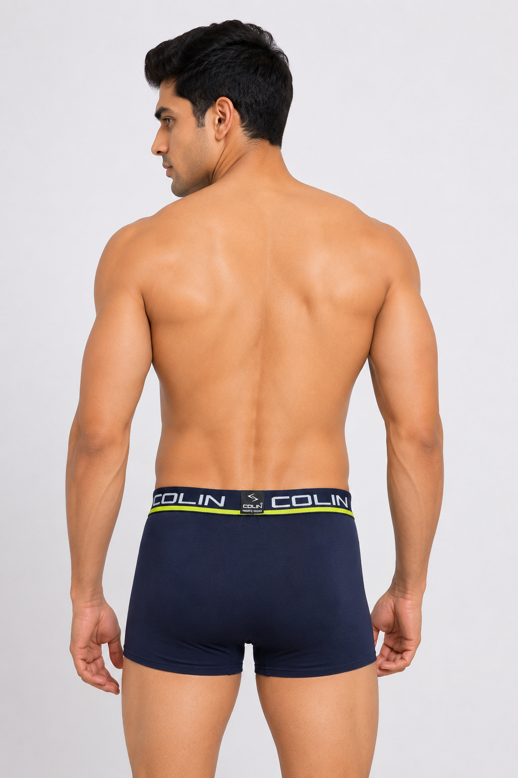 Colin Active Boxer 2 Pcs Pack - Navy Back View
