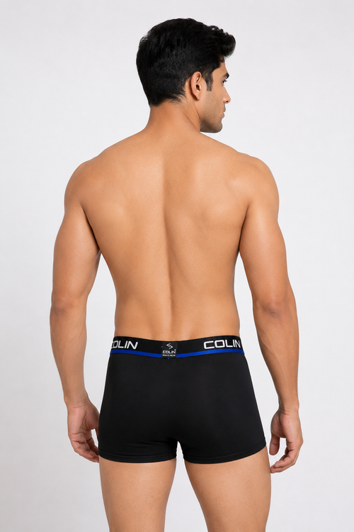 Colin Active Boxer 2 Pcs Pack - Front View Black