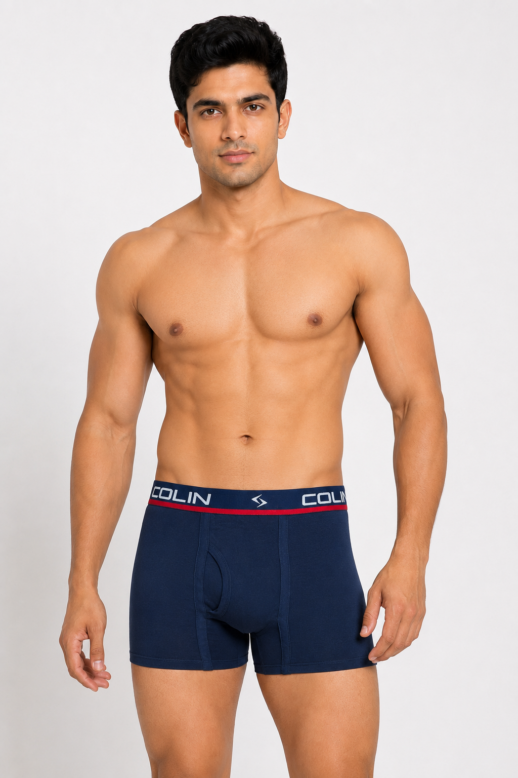 Colin Active Boxer 2 Pcs Pack - Navy Blue Back View