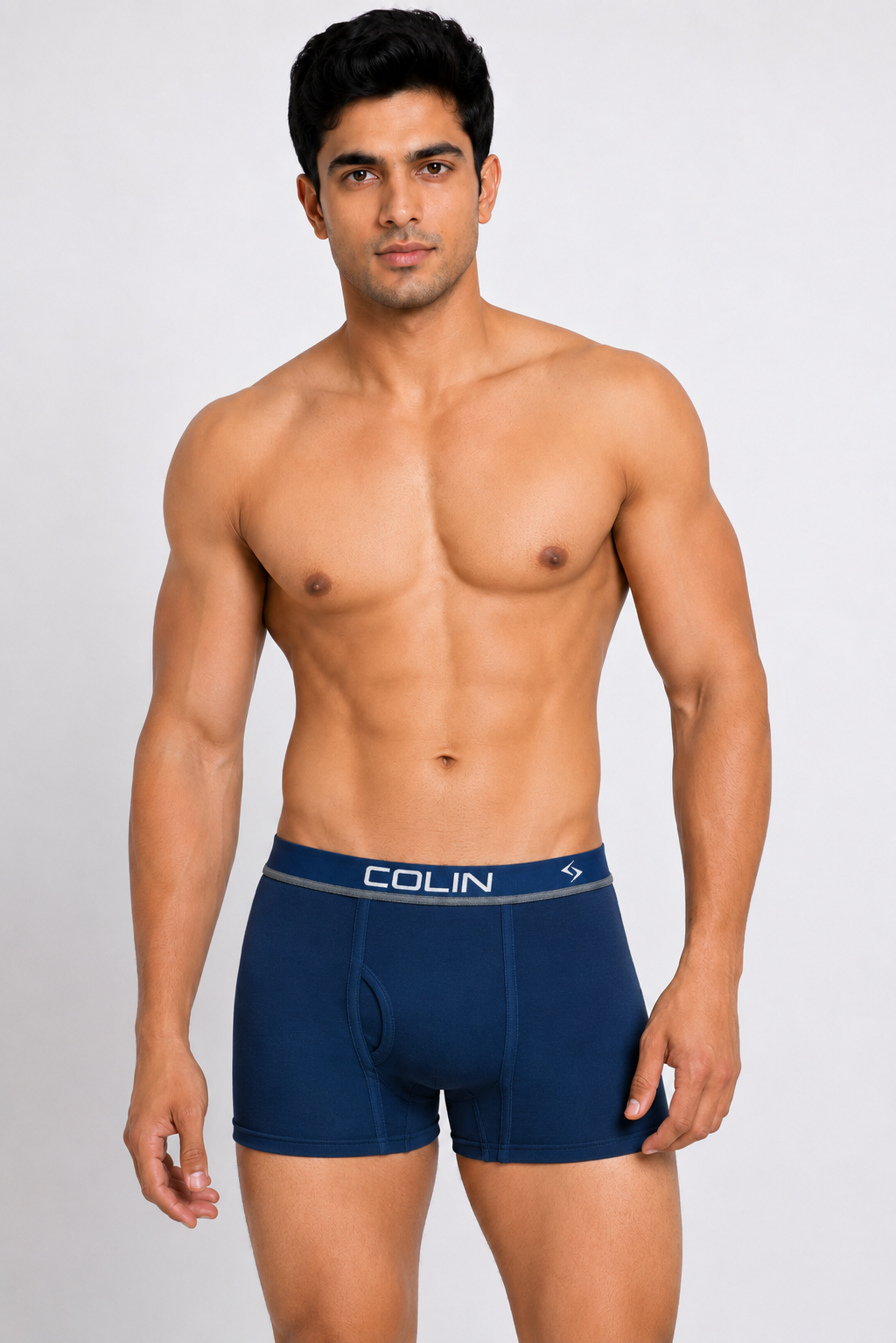 Colin Active Boxer 2 Pcs Pack - Black Front View