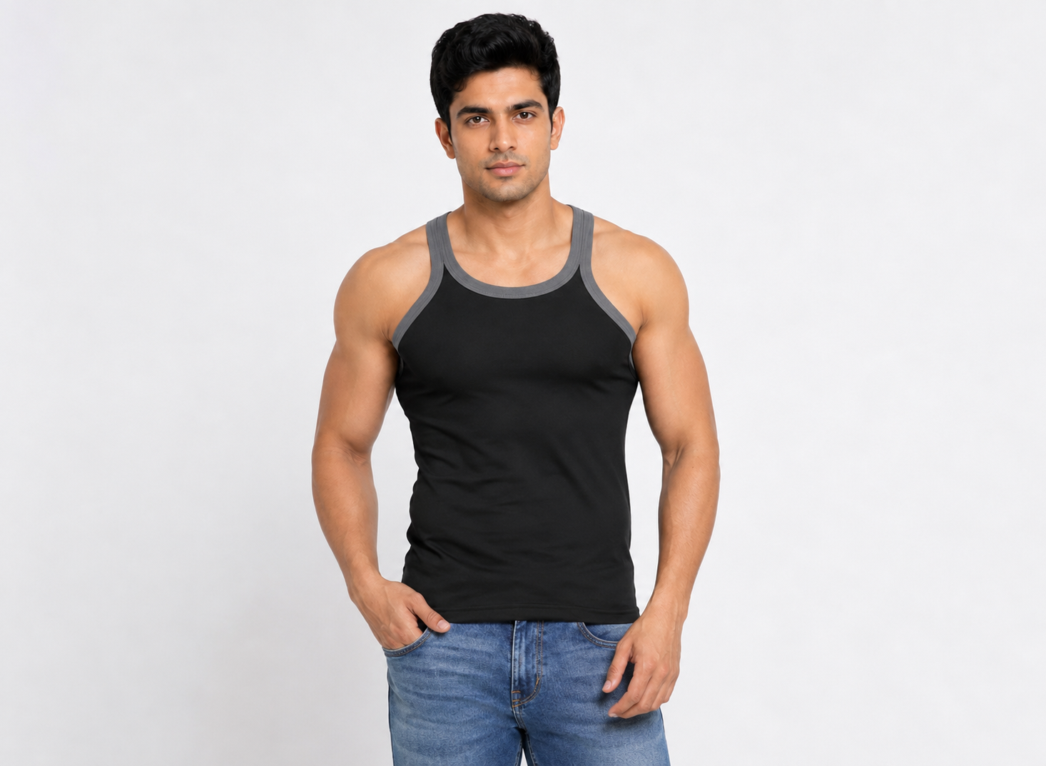 Colin Gold Gym Vest 2 Pcs Pack